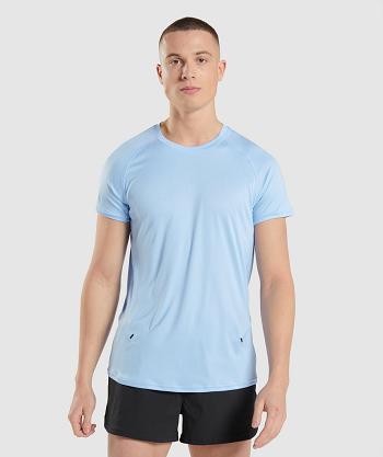 T Shirts Gymshark Speed Evolve Hombre Azules | CO 3432FDN